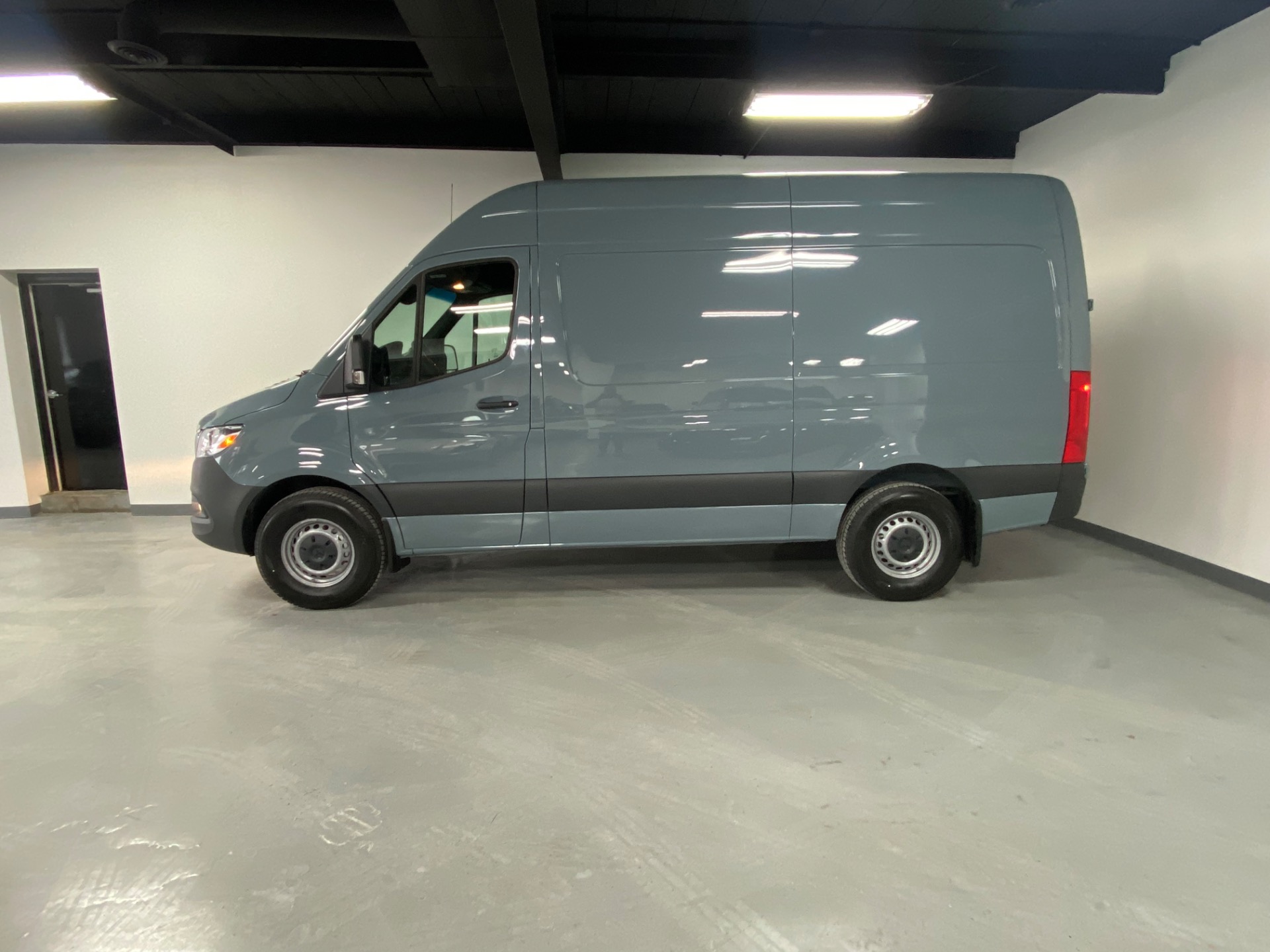 Used 2021 Blue Grey Mercedes-Benz Sprinter Cargo Van 144 WB High