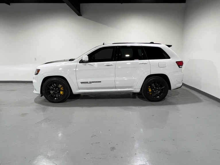 Used 2021 Bright White Clear Coat Jeep Grand Cherokee trackhawk pano roof SRT V8 707hp 4wd Trackhawk For Sale Sold Prime Motorz Stock 4028