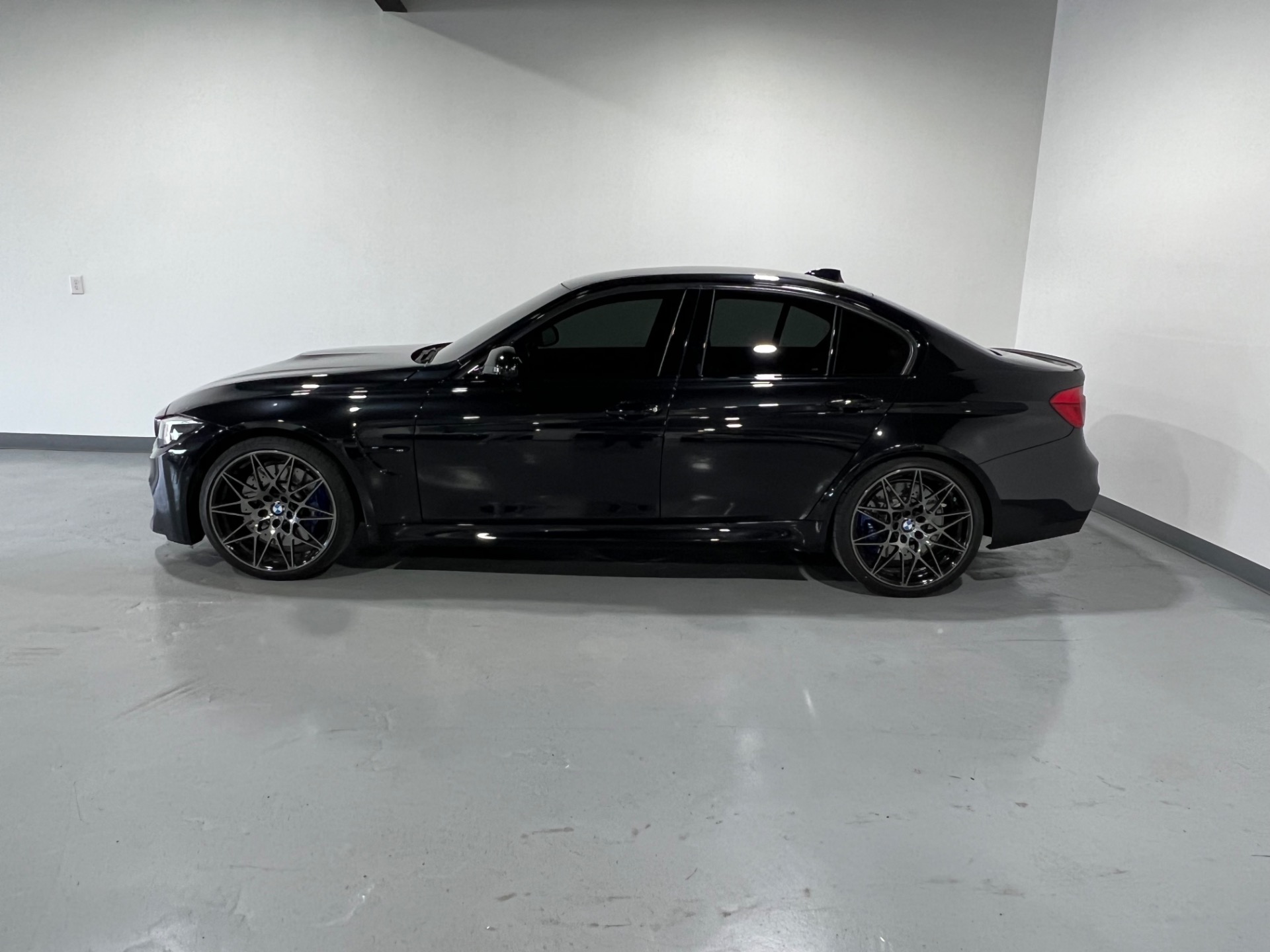 Used 2018 Black Sapphire Metallic BMW M3 COMPETITION PKG 4DR SEDAN 