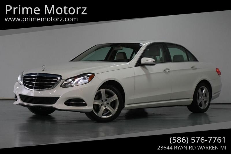 Used 14 Off White Mercedes Benz E Class E 350 Luxury 4matic Awd 4dr Sedan For Sale Sold Prime Motorz Stock